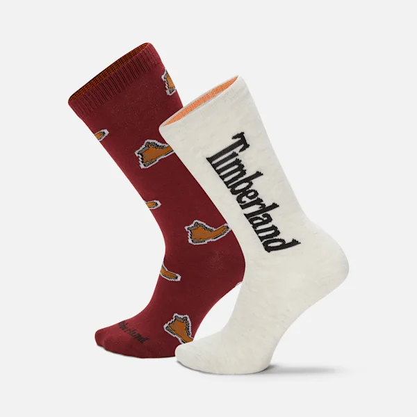 2er-Pack Timberland® Crew-Socken mit Allover-Print 2er-Pack Timberland® Crew-Socken mit Allover-Print
