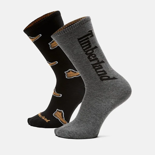 2er-Pack Timberland® Crew-Socken mit Allover-Print 2er-Pack Timberland® Crew-Socken mit Allover-Print