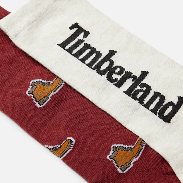 2er-Pack Timberland® Crew-Socken mit Allover-Print 2er-Pack Timberland® Crew-Socken mit Allover-Print