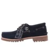 3-Eye Lug Boat „Dark Blue Suede“