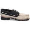 3-Loch-Lug-Handgenähte Schuhe „Beige“