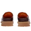 3-Loch-Mules „Burgundy Full Grain“
