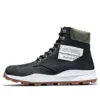 6-Inch Brooklyn-Stiefel mit seitlichem Reißverschluss „Schwarzes Nubukleder mit grünem, gepolstertem Kragen“