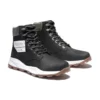 6-Inch Brooklyn-Stiefel mit seitlichem Reißverschluss „Schwarzes Nubukleder mit grünem, gepolstertem Kragen“