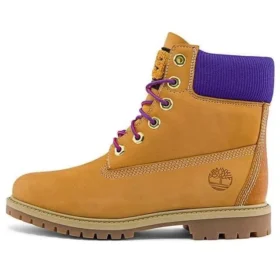 6-Inch Heritage Cupsole Stiefel mit breiter Passform „Weizen-Nubuk mit Lila“