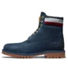 6-Inch Heritage Cupsole Stiefel „Navy Nubuck mit Rot“