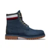 6-Inch Heritage Cupsole Stiefel „Navy Nubuck mit Rot“