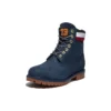 6-Inch Heritage Cupsole Stiefel „Navy Nubuck mit Rot“