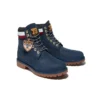 6-Inch Heritage Cupsole Stiefel „Navy Nubuck mit Rot“