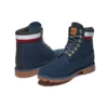 6-Inch Heritage Cupsole Stiefel „Navy Nubuck mit Rot“