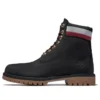 6-Inch Heritage Cupsole Stiefel „Schwarzes Nubukleder mit Rot“