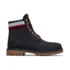 6-Inch Heritage Cupsole Stiefel „Schwarzes Nubukleder mit Rot“