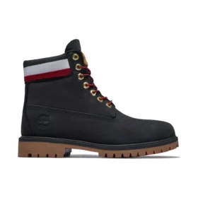 6-Inch Heritage Cupsole Stiefel „Schwarzes Nubukleder mit Rot“