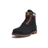 6-Inch Heritage Cupsole Stiefel „Schwarzes Nubukleder mit Rot“
