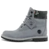 6-Inch Heritage Wasserdichter Stiefel „Mittelgrau mit Blumenmuster“