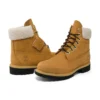 6-Inch Premium-Lammfell-Stiefel „Weizen Nubuck“