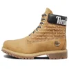 6-Inch Premium-Logo-Stiefel mit weiter Passform „Weizen Nubuck“