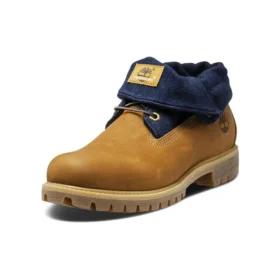 6-Inch Premium-Roll-Top-Stiefel „Weizen Navy“