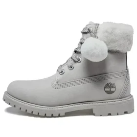 6-Inch Premium-Stiefel aus Lammfell „Beige“