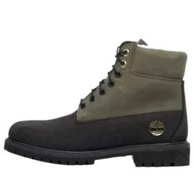 6-Inch Premium-Stiefel aus Lammfell „Black Grapeleaf“