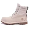 6-Inch Premium-Stiefel aus ReBOTL-Stoff und Leder mit breiter Passform „Pale Pink“