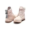 6-Inch Premium-Stiefel aus ReBOTL-Stoff und Leder „Pale Pink“