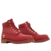 6-Inch Premium-Stiefel „Dunkelrot“