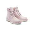 6-Inch Premium-Stiefel „Hellrosa Metallic-Kragen“