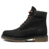 6-Inch Premium-Stiefel mit breiter Passform „Schwarz Nubuck“