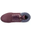 6-Inch Premium-Stiefel mit doppeltem Kragen, wasserdicht „Burgundy Nubuck“