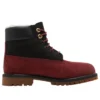 6-Inch Premium-Stiefel mit Lammfell „Syrah Schwarz“