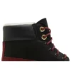 6-Inch Premium-Stiefel mit Lammfell „Syrah Schwarz“