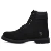 6-Inch Premium-Stiefel mit rotem Etikett „Schwarz Nubuck“