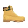 6-Inch Premium-Stiefel „Weizen Nubuck mit Camouflage-Kragen“