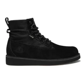 6-Inch Premium Vibram-Stiefel, wasserdicht, breite Passform „Schwarz Suede“