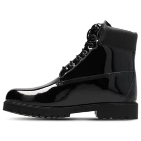 6-Inch Premium Waterproof Boot aus wasserfestem Lackleder „Schwarz“