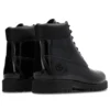 6-Inch Premium Waterproof Boot aus wasserfestem Lackleder „Schwarz“