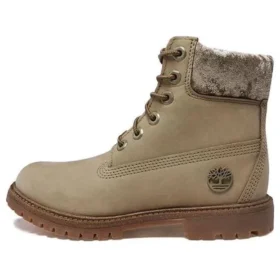 6-Inch Premium Waterproof Boot „Beige Nubuck Velvet“