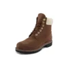 6-Inch Premium Waterproof Boot „Brown and Fleece Collar“