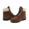 6-Inch Premium Waterproof Boot „Brown and Fleece Collar“