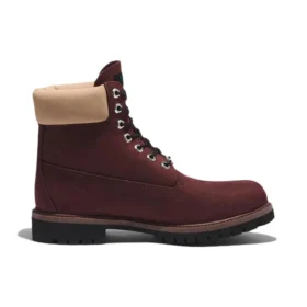 6-Inch Premium Waterproof Boot „Burgunder-Nubuk“