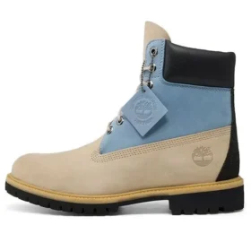 6-Inch Premium Waterproof Boot „Light Beige Blue“