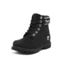 6-Inch Premium Waterproof Boot „Schwarz Nubuck Logo“