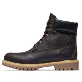 6-Inch Premium Waterproof Boot, wasserdicht, „Dunkelbraun, Vollnarbenleder“