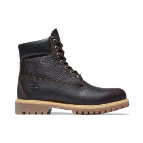 6-Inch Premium Waterproof Boot, wasserdicht, „Dunkelbraun, Vollnarbenleder“
