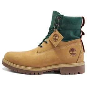 6-Inch Premium Waterproof ReBOTL Stiefel mit breiter Passform „Weizen-Nubuk und Stoff“