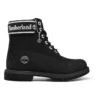 6-Inch Premium Waterproof Boot „Schwarz Nubuck Logo“