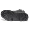 6-Inch Premium Waterproof Stiefel mit breiter Passform „Schwarz Nubuck Logo“