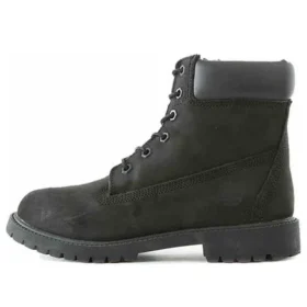6-Inch Premium Waterproof Stiefel mit breiter Passform, wasserdicht, „Schwarz Nubuck“
