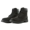 6-Inch Premium Waterproof Stiefel mit breiter Passform, wasserdicht, „Schwarz Nubuck“